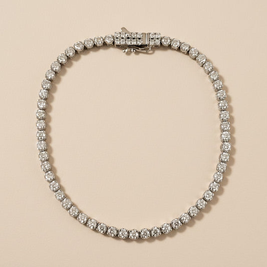 💎 .925 Sterling Silver Moissanite Tennis Bracelet — GRA Certified. Diamond-Like Brilliance. Lifetime Quality.