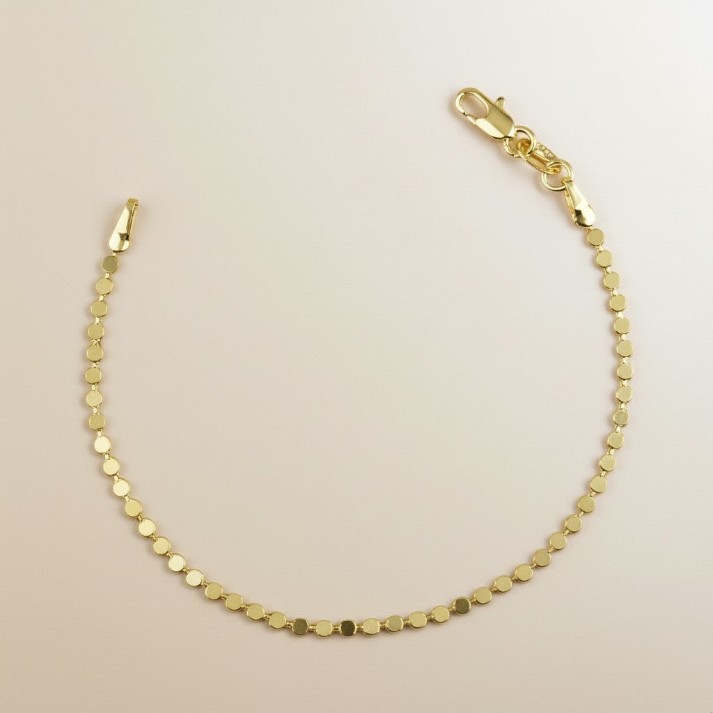 Delicate Dot Ball Bracelet - Minimalist Jewelry for Women