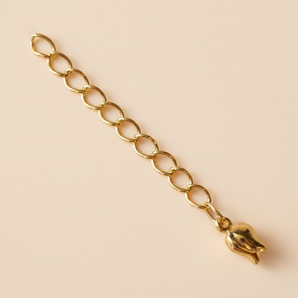 18k Gold Filled Tulip Extender Chain | An Extender with Character