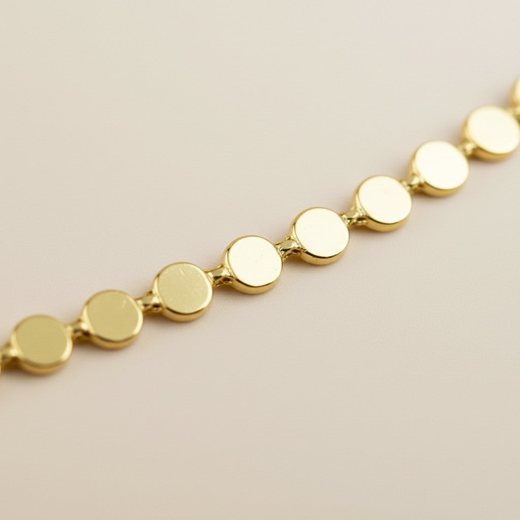 Delicate Dot Ball Bracelet - Minimalist Jewelry for Women