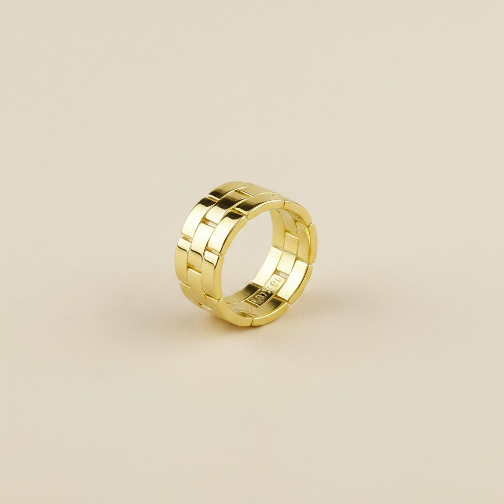 18k Gold Filled Watch Band Ring — Where Fine Watchmaking Meets the Hand That Wears It
