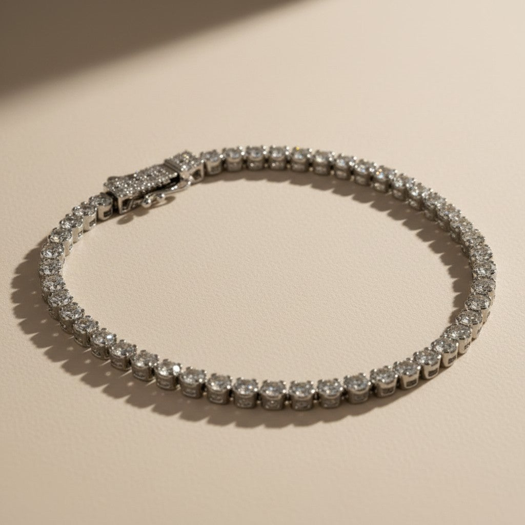 💎 .925 Sterling Silver Moissanite Tennis Bracelet — GRA Certified. Diamond-Like Brilliance. Lifetime Quality.