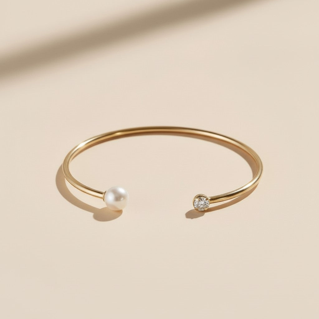 Pearl Crystal Jewelry for Women - Unique Mixed Elements Design