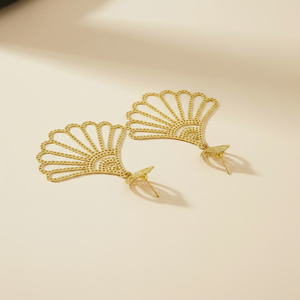 Fanned Drops Earrings