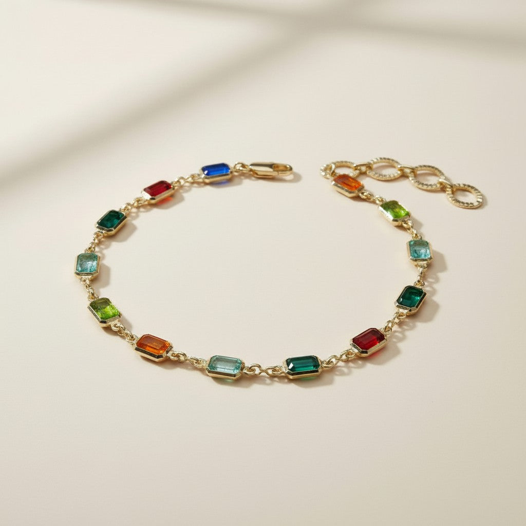 Colorful Anklet Collection - Chunky Chain Ankle Bracelets for Women