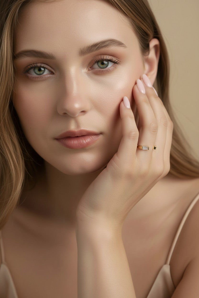 Baguette CZ Band Ring | AAAAA Quality | Stackable Ring for Women