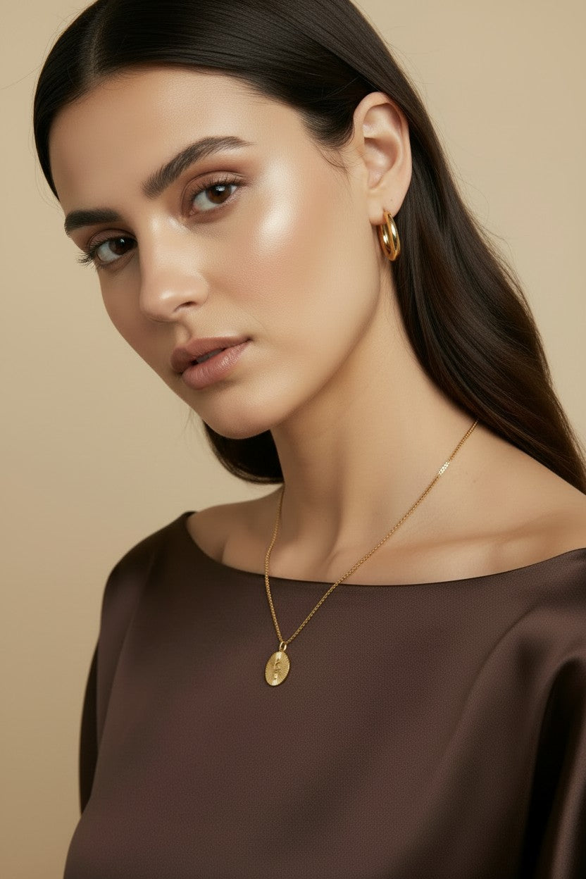 🐍 18k Gold Filled Serpent Sunburst Pendant — Ancient Symbol. Solar Power. One Glittering Eye.