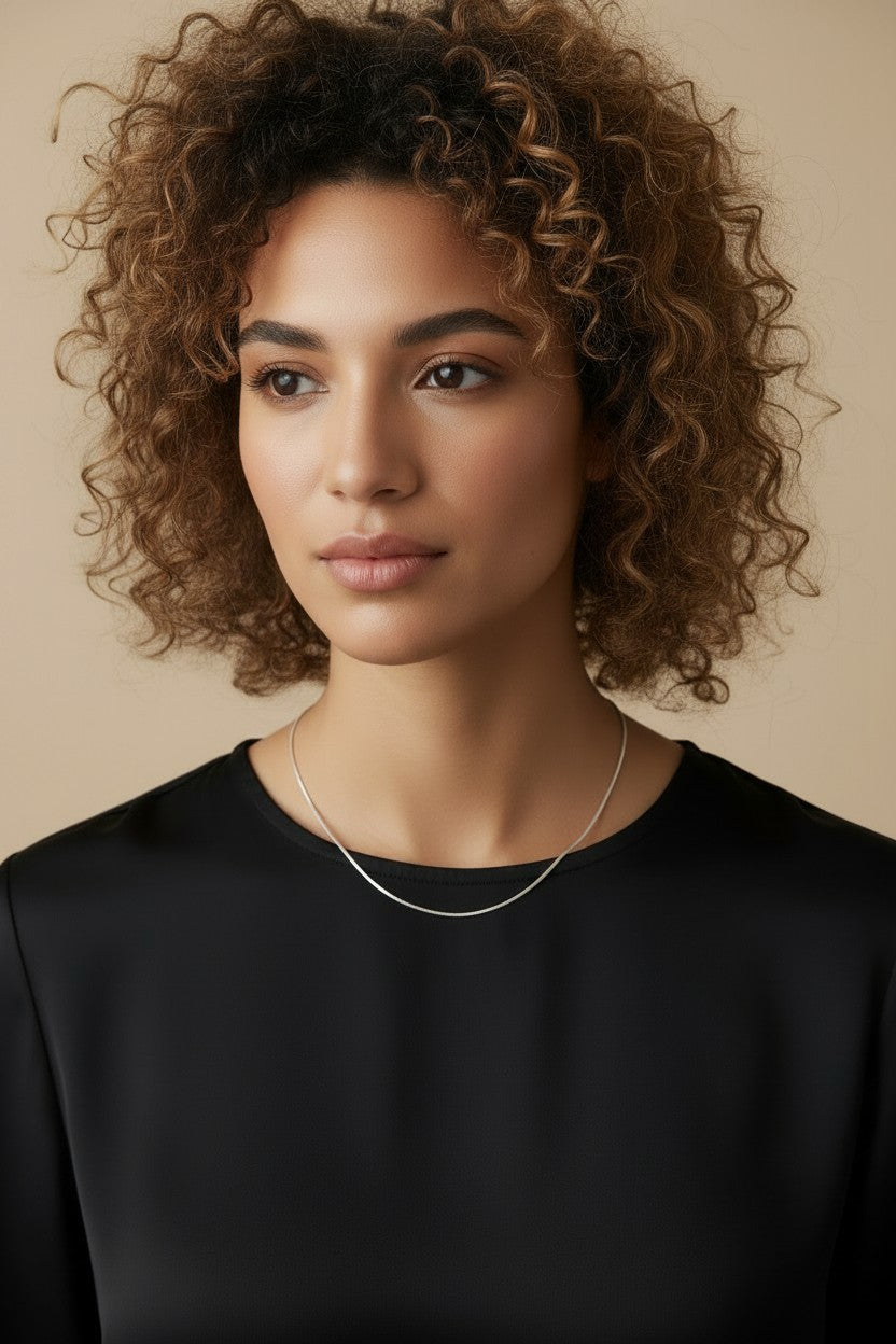 Sterling Silver Box Chain Necklace — The Chain That Disappears. And Makes Your Pendant Everything.