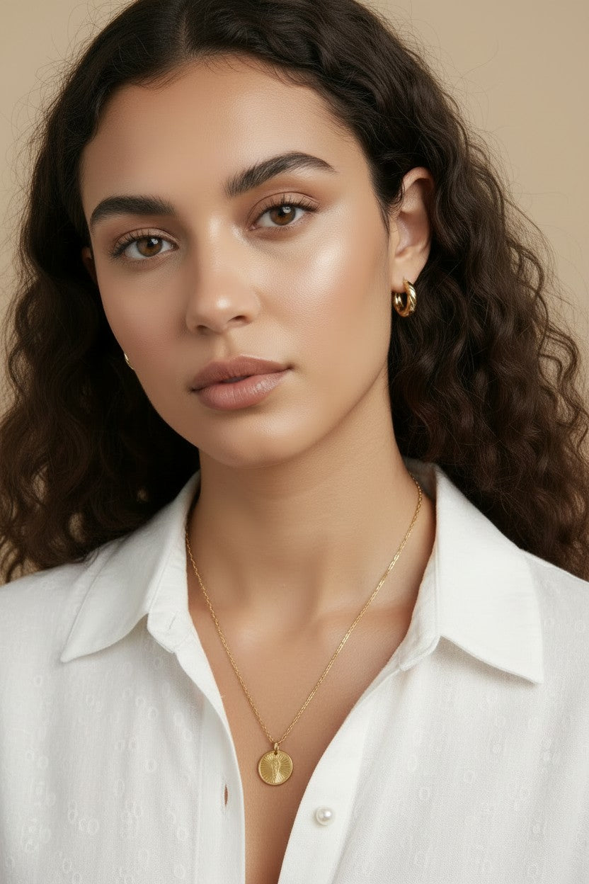 ✨ 18k Gold Filled Angel Wing Sunburst Necklace — Celestial Grace, Worn Every Day