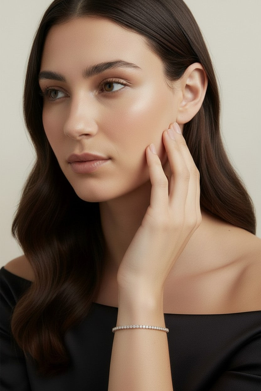 Tennis Bracelet - AAAAA CZ Diamond Alternative Bracelet for Women