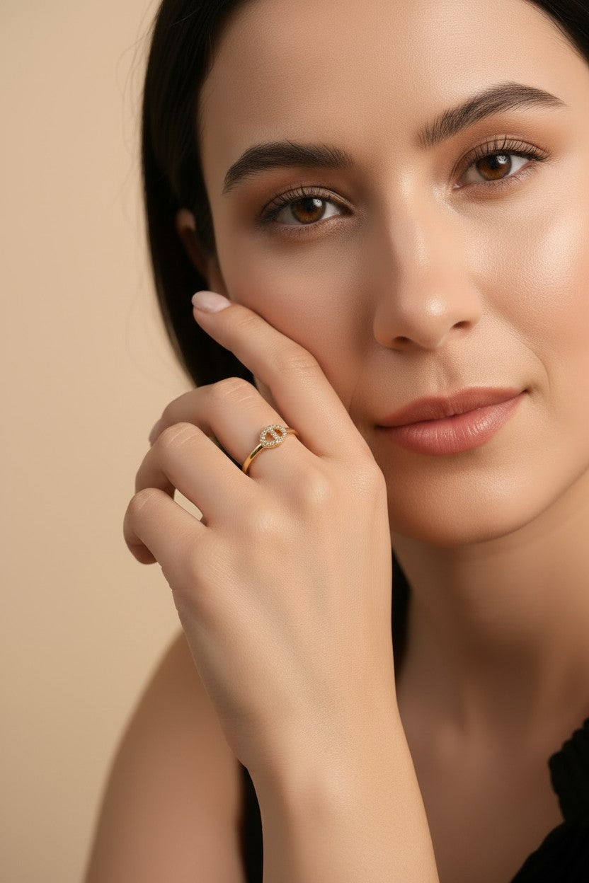 ⚓ 18k Gold Filled CZ Mariner Ring — The Most Unexpected Thing to Put on a Finger. The Most Beautiful.