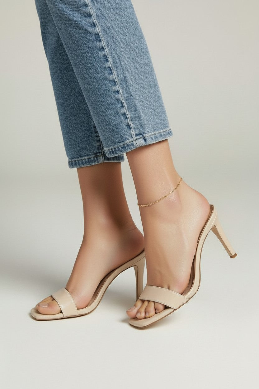 18k Gold Filled Lace Chain Anklet — A Whisper of Gold With Every Step
