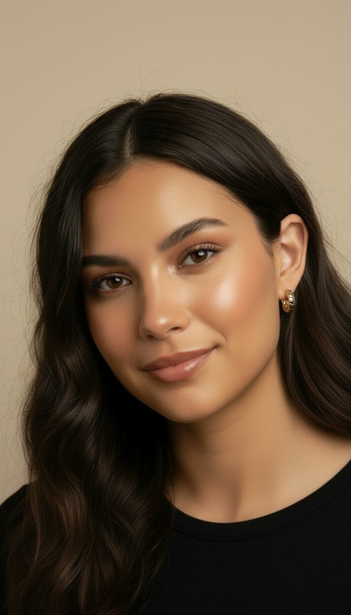✨ 18k Gold Filled Ribbon Huggie Hoop Earrings — The Pattern You See Through. The Gold You Can't Look Away From.