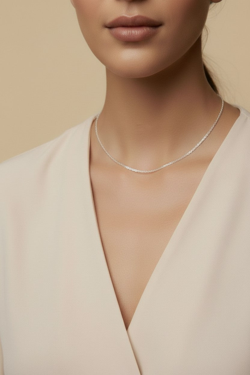 Sterling Silver Rolo Chain Necklace — The Chain That Goes With Everything. Forever.