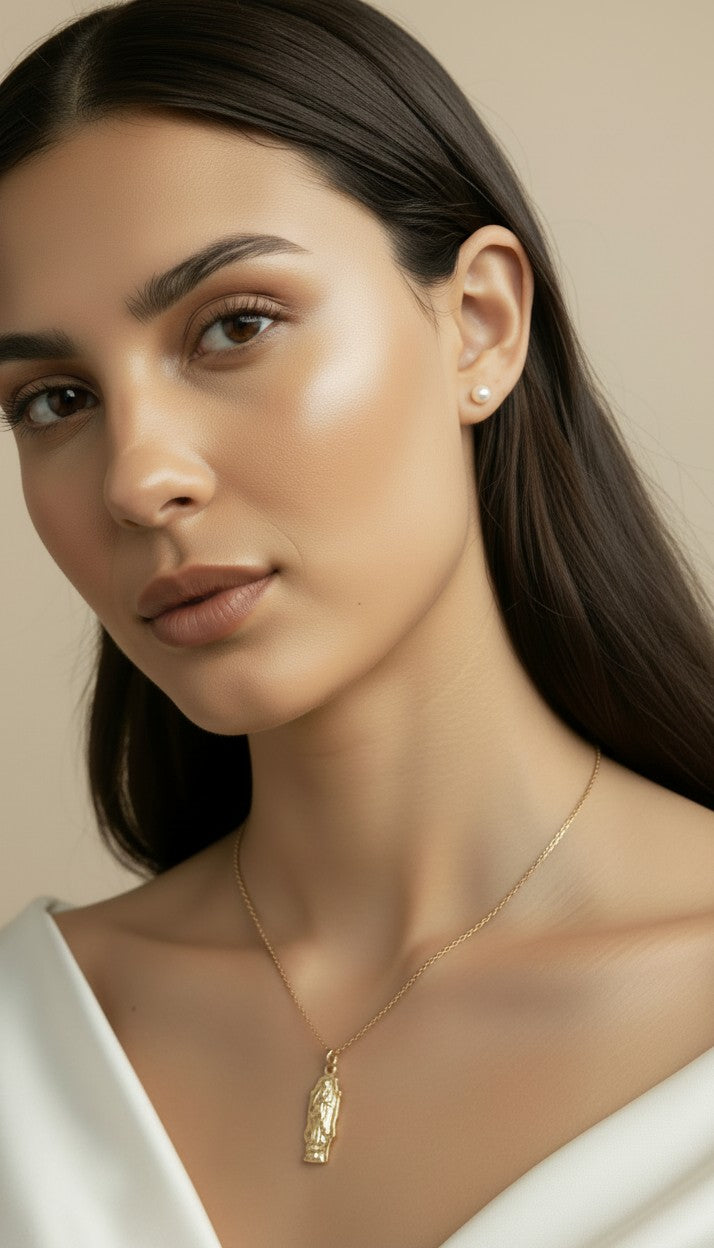 🤍 18k Gold Filled Korean Pearl Stud Earrings — The Classic. Done Right. For Every Occasion