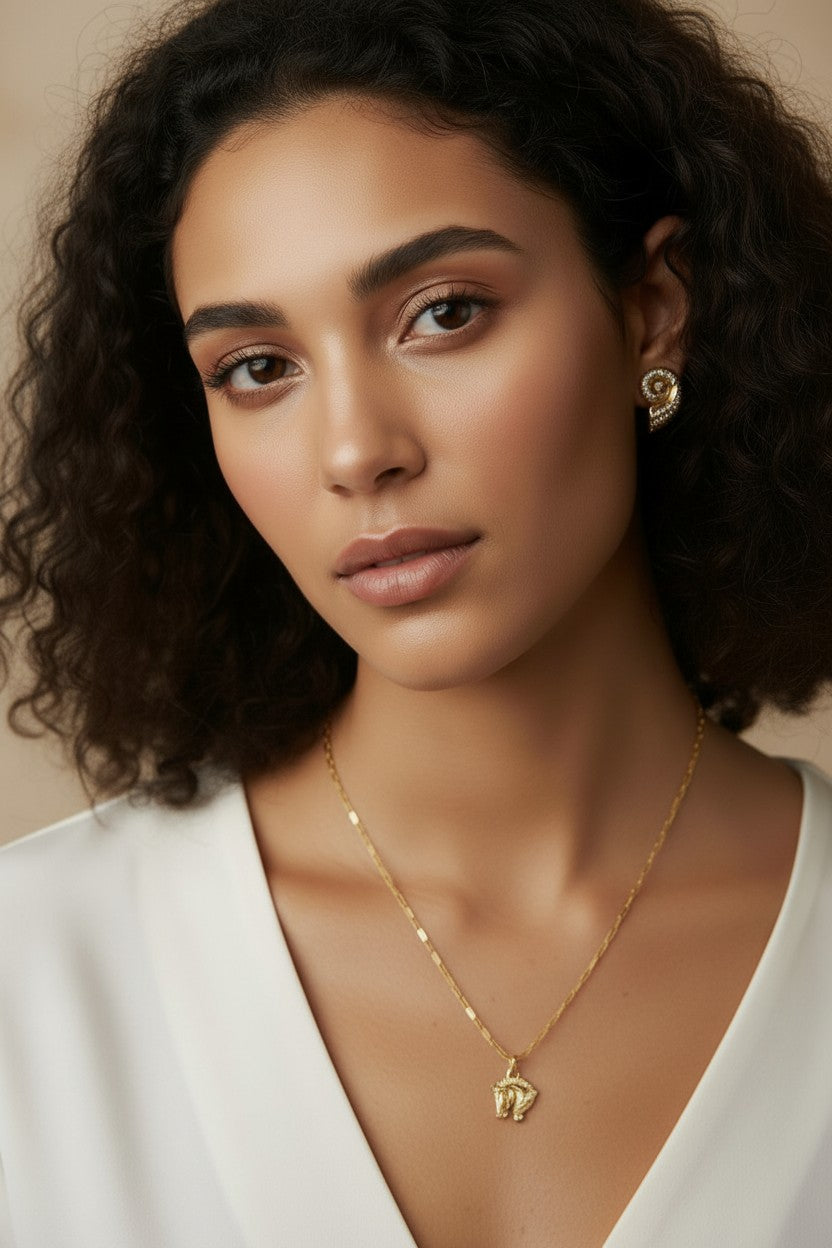 🐴 18k Gold Filled Horse Head Charm — For the Woman Who Has Always Belonged in the Saddle