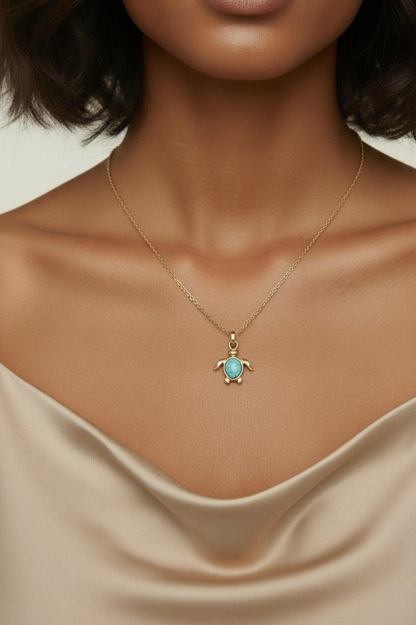 🐢 18k Gold Filled Sea Turtle Charm — Slow Down. Dive Deep. Wear What You Love.