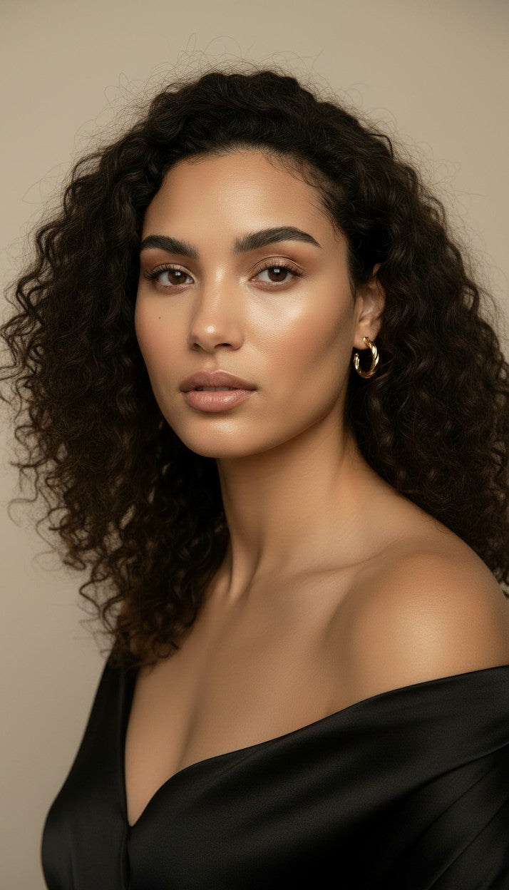 ✨ 18k Gold Filled Large Twisted Tube C-Hoop Earrings — Italian Craft. Bigger. Bolder. Just as Beautiful.