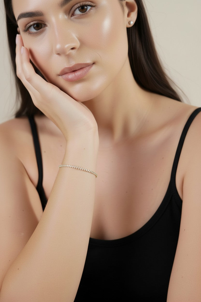 Marquise Tennis Bracelet - Dazzling Elegance That Commands Attention