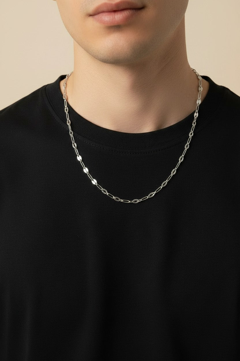 Sterling Silver 5.0mm Mirror Chain — Not Just Shine. Reflection. Pure and Absolute.