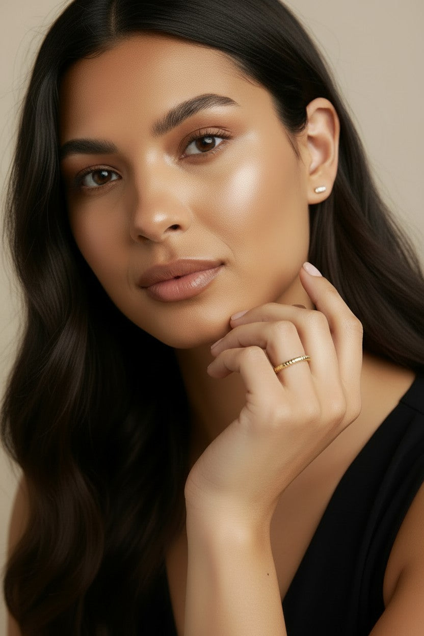 ✨ 18k Gold Filled Twisted Band Ring — The Rope Twist, Scaled to Its Most Elegant Width.