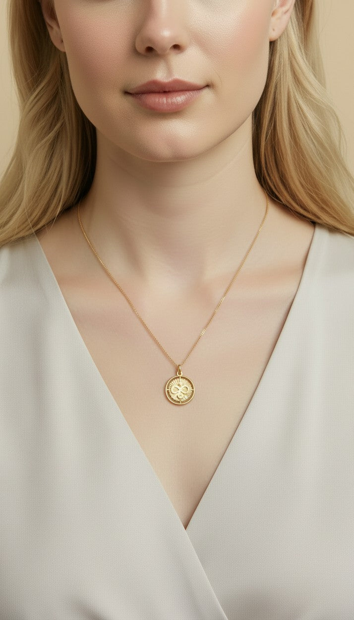 ∞ 18k Gold Filled Infinity Love Medallion Pendant — A Symbol of Forever. A Design Worth Wearing.