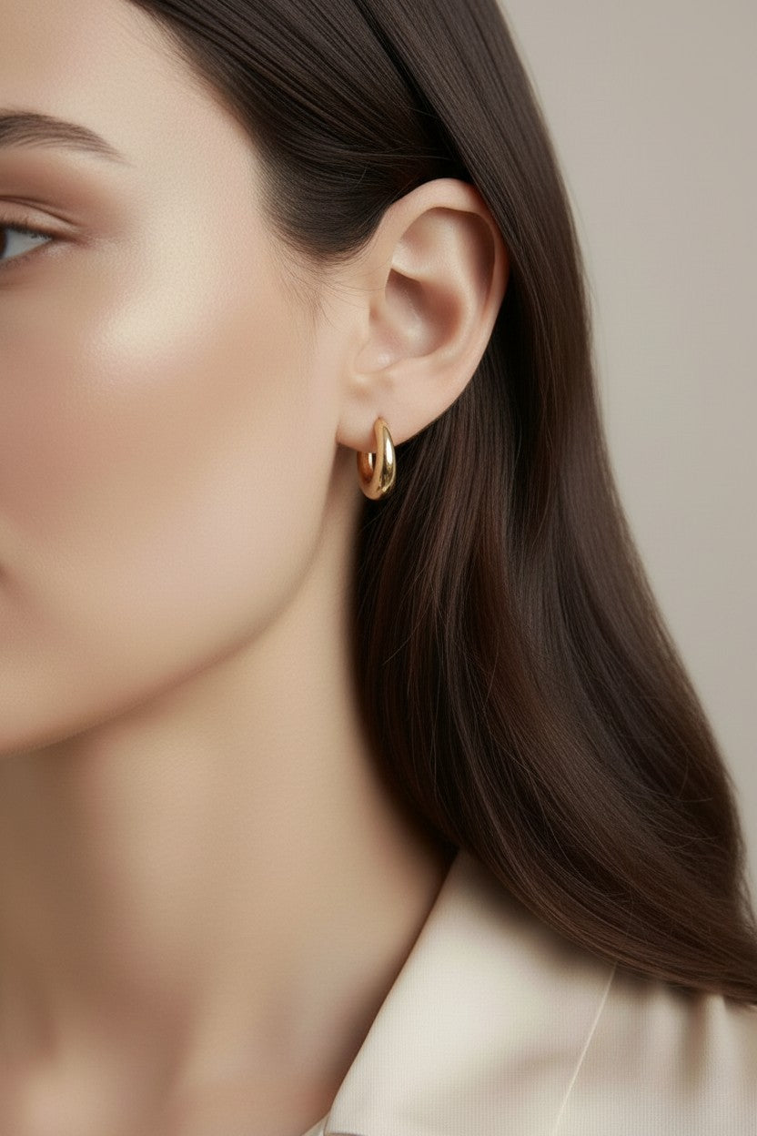 British Closure Clicker Hoop Earrings - Finally, Hoops That's a Breeze to Put On.