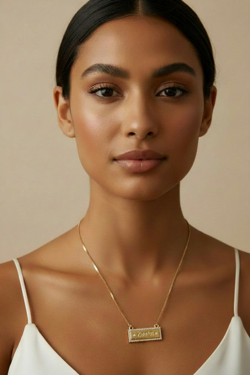 18k Gold Filled Love Necklace