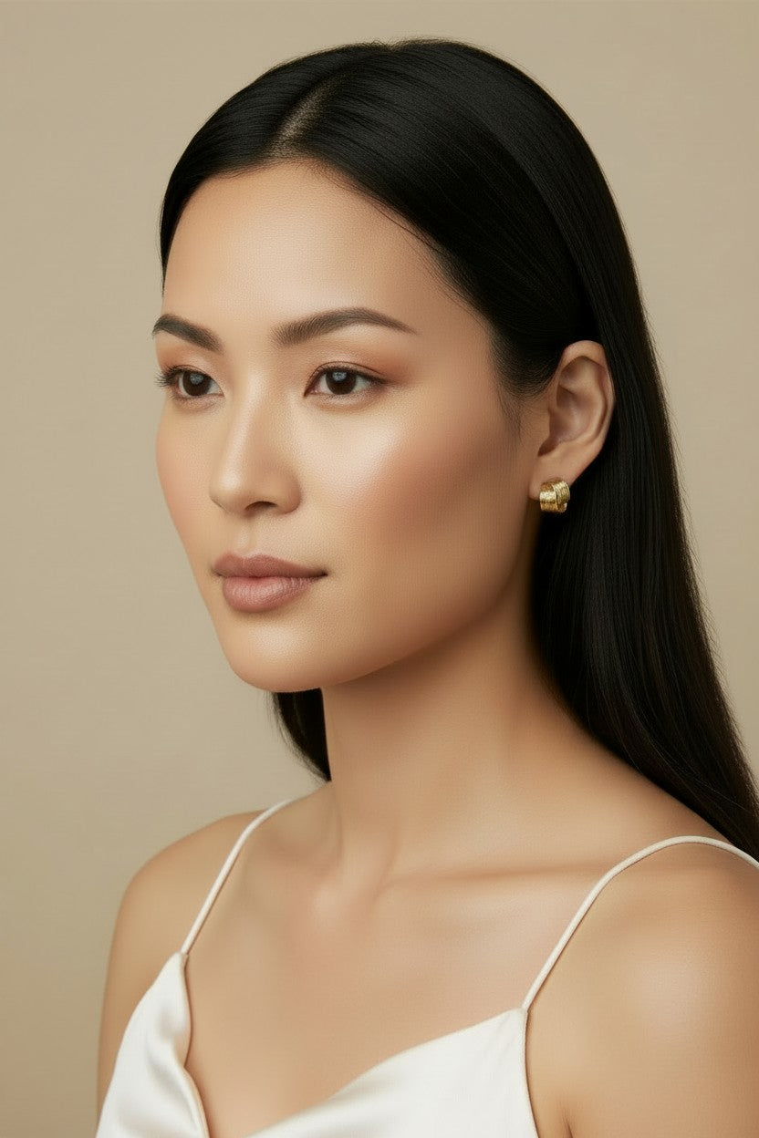✨ 18k Gold Filled Wire Knot Stud Earrings — Multiple Strands. One Knot. Endlessly Intricate.