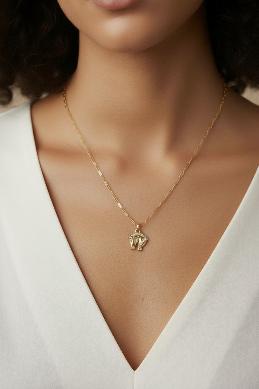 🐴 18k Gold Filled Horse Head Charm — For the Woman Who Has Always Belonged in the Saddle