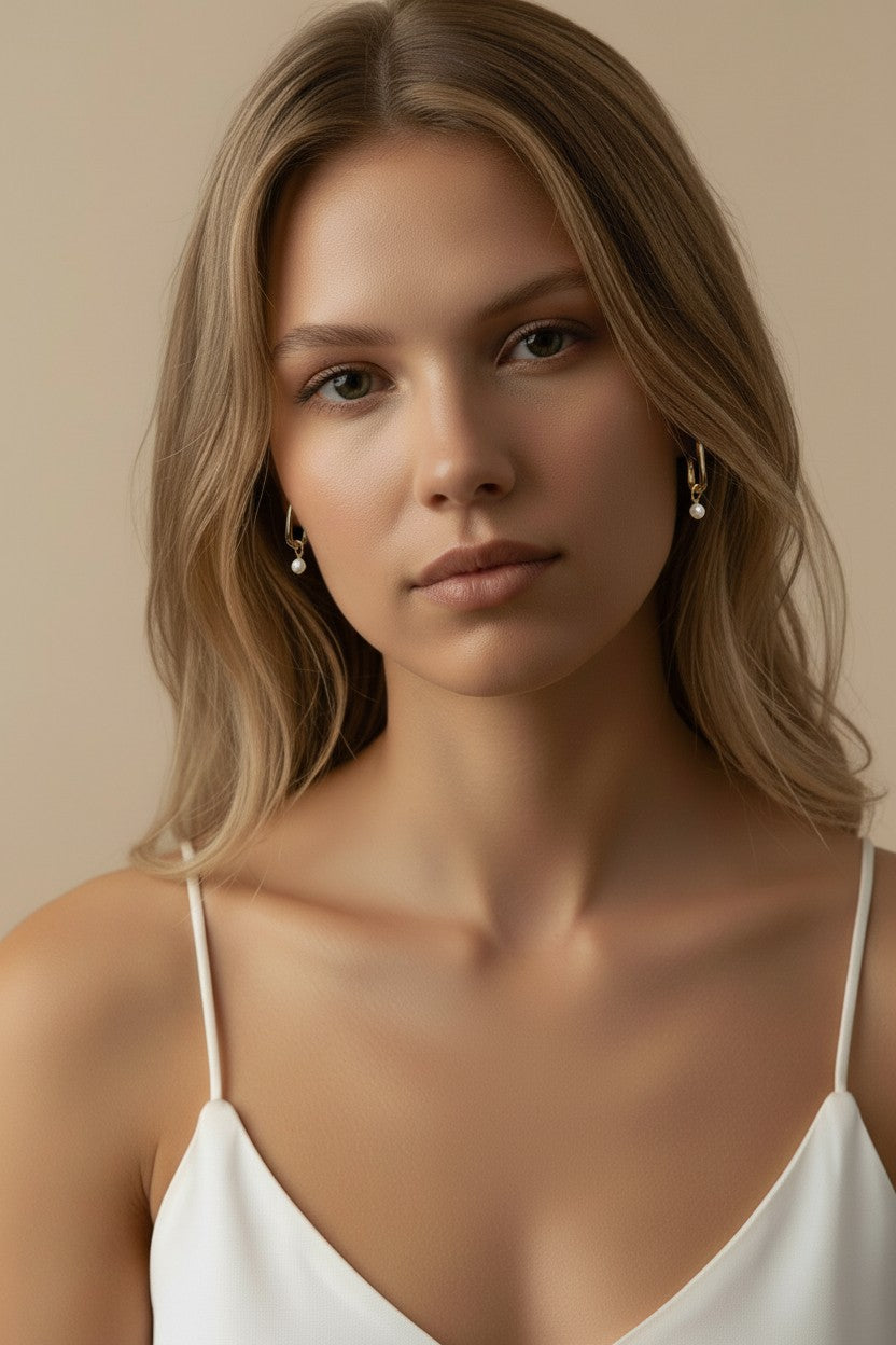 18k Gold Filled Freshwater Pearl Drop Charm — The Little Detail That Changes Everything