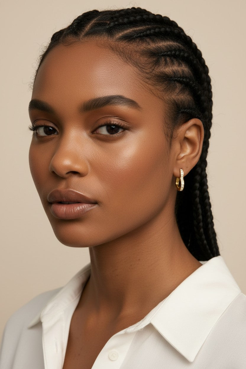 💛 18k Gold Filled Heart Clicker Hoop Earrings — Plain Gold or Pavé CZ. Same Heart. Your Level of Sparkle.