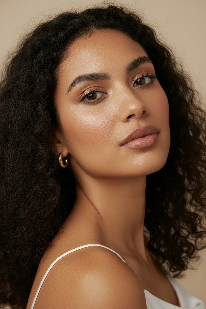 ✨ 18k Gold Filled Mini Chubby C-Hoop Earrings — The Rounded Tube, At Its Most Flattering Scale