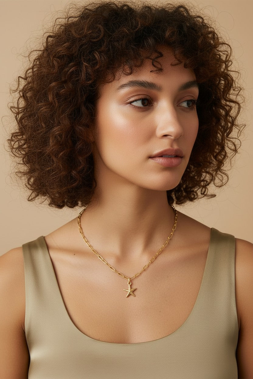 🌟 18k Gold Filled Sea Star Charm — Carry the Shore With You, Always