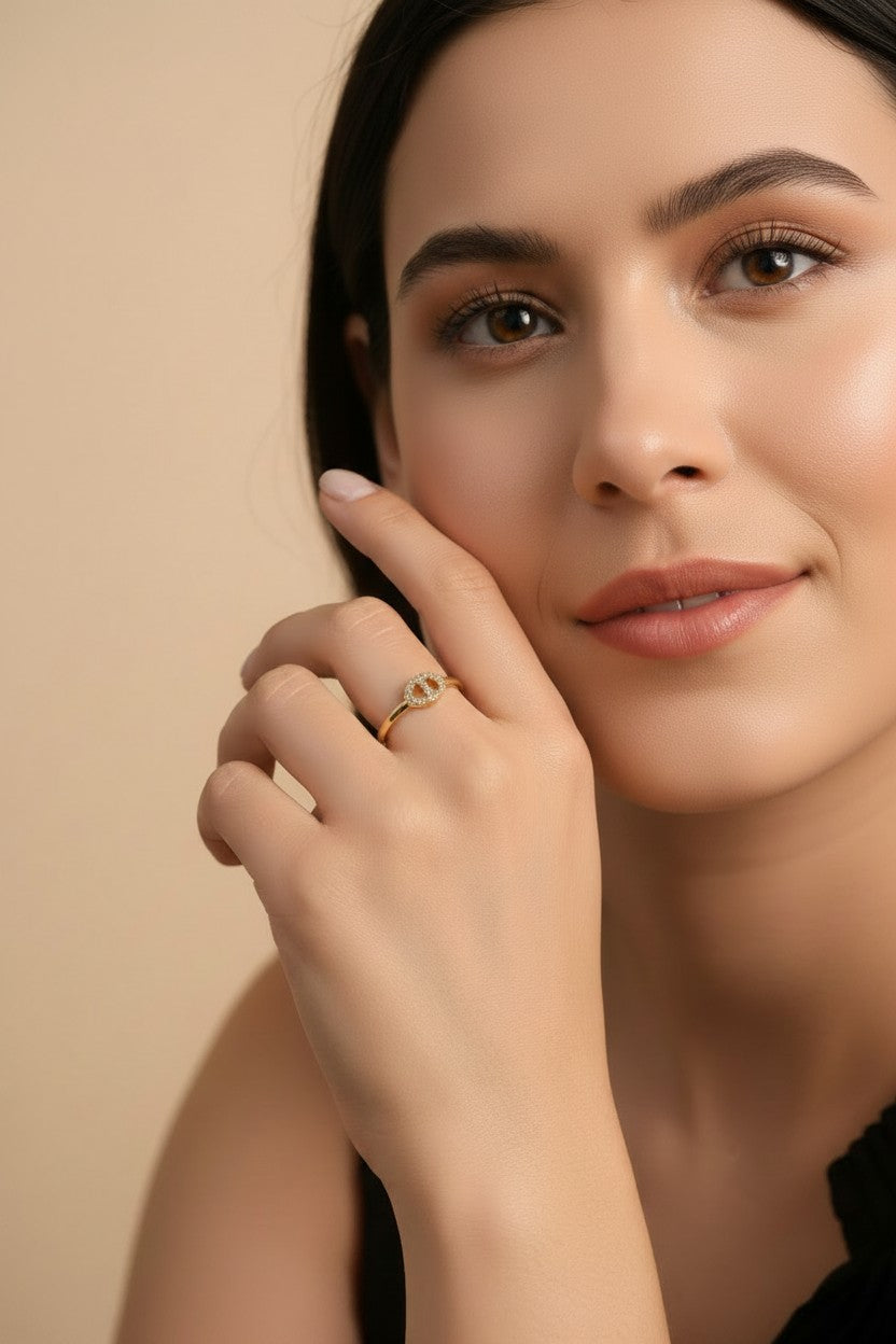 ⚓ 18k Gold Filled CZ Mariner Ring — The Most Unexpected Thing to Put on a Finger. The Most Beautiful.