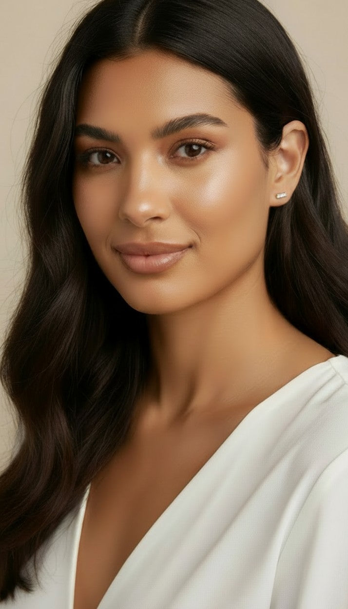 ✨ 18k Gold Filled Triple Cluster CZ Stud Earrings — Three Stones. One Perfect Cluster. The Daily Essential.