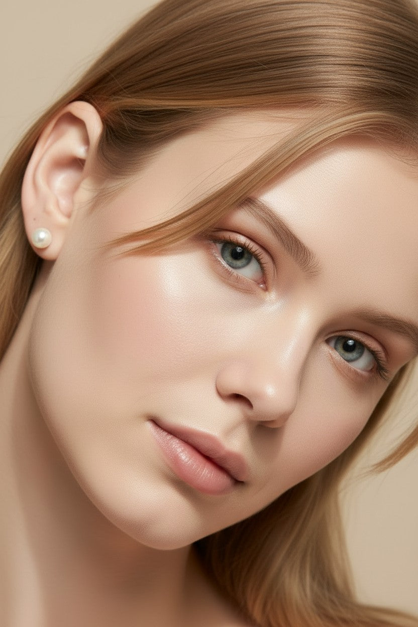 🤍 18k Gold Filled Korean Pearl Stud Earrings — The Classic That Every Jewelry Collection Needs.