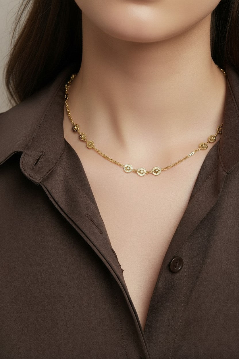 18k Gold Filled Saturn Sphere Necklace — Understated, Celestial &amp; Completely Captivating