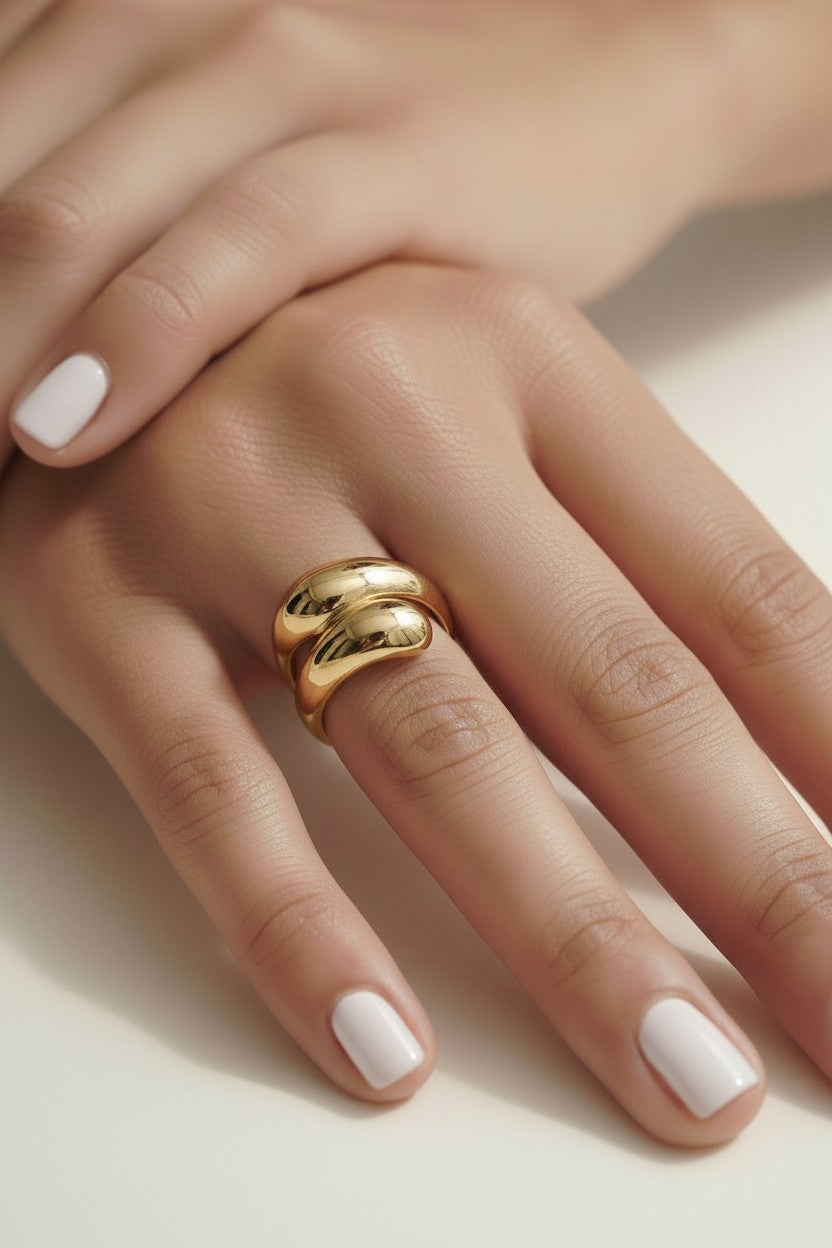 Wrap-Around Ring - Luxury Statement Ring for Women