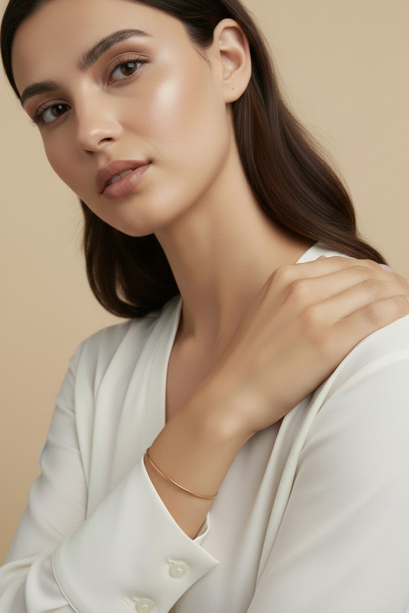 Classic Bangle Bracelet for Women - Timeless Stacking Jewelry