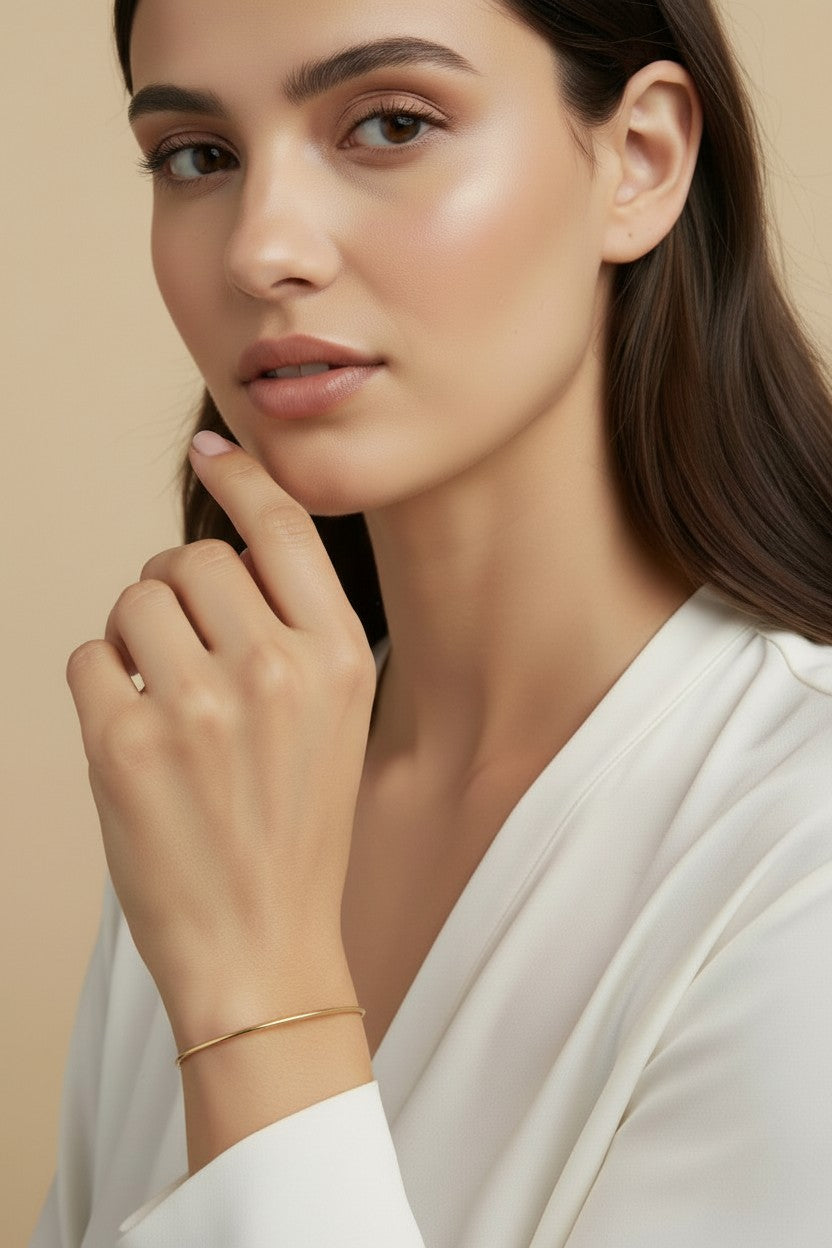 Classic Bangle Bracelet for Women - Timeless Stacking Jewelry