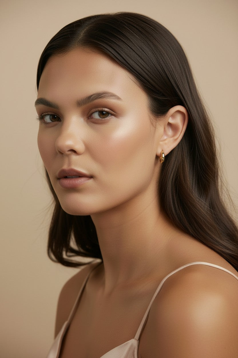 Small Clicker Hoop Earrings - 15mm Everyday Hoops for Women
