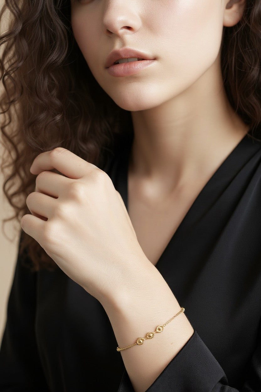 18k Gold Filled Saturn Sphere Bracelet — A Little Celestial Magic on Your Wrist