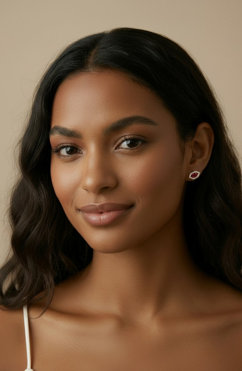 💎 18k Gold Vermeil Birthstone Baguette Earrings — Your Month on Both Ears, Every Day