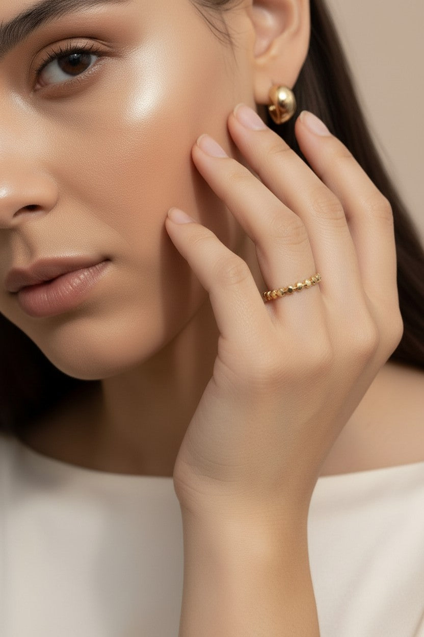 Delicate Gold Star Ring - Perfect for Ring Stacking &amp; Everyday Wear