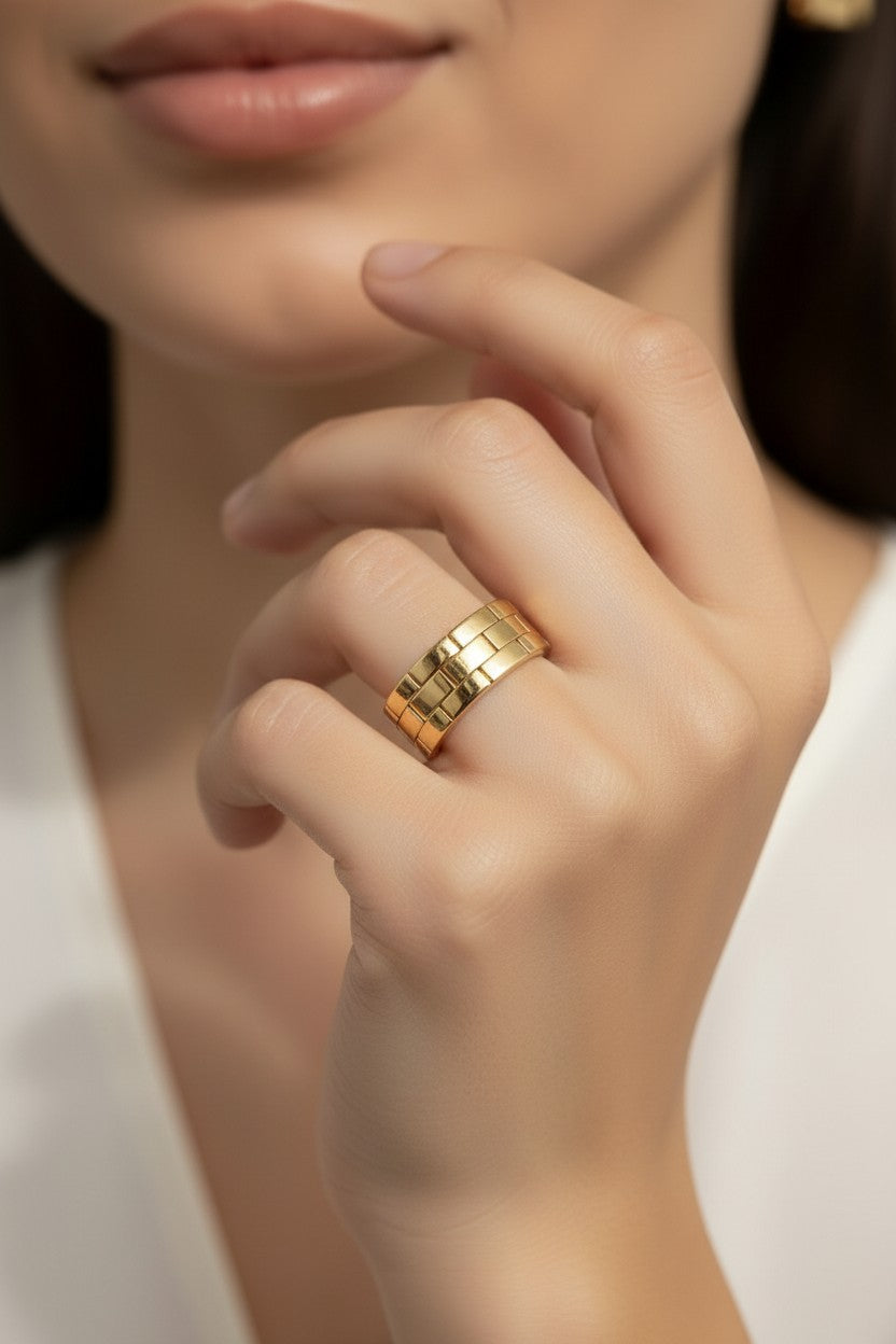 18k Gold Filled Watch Band Ring — Where Fine Watchmaking Meets the Hand That Wears It