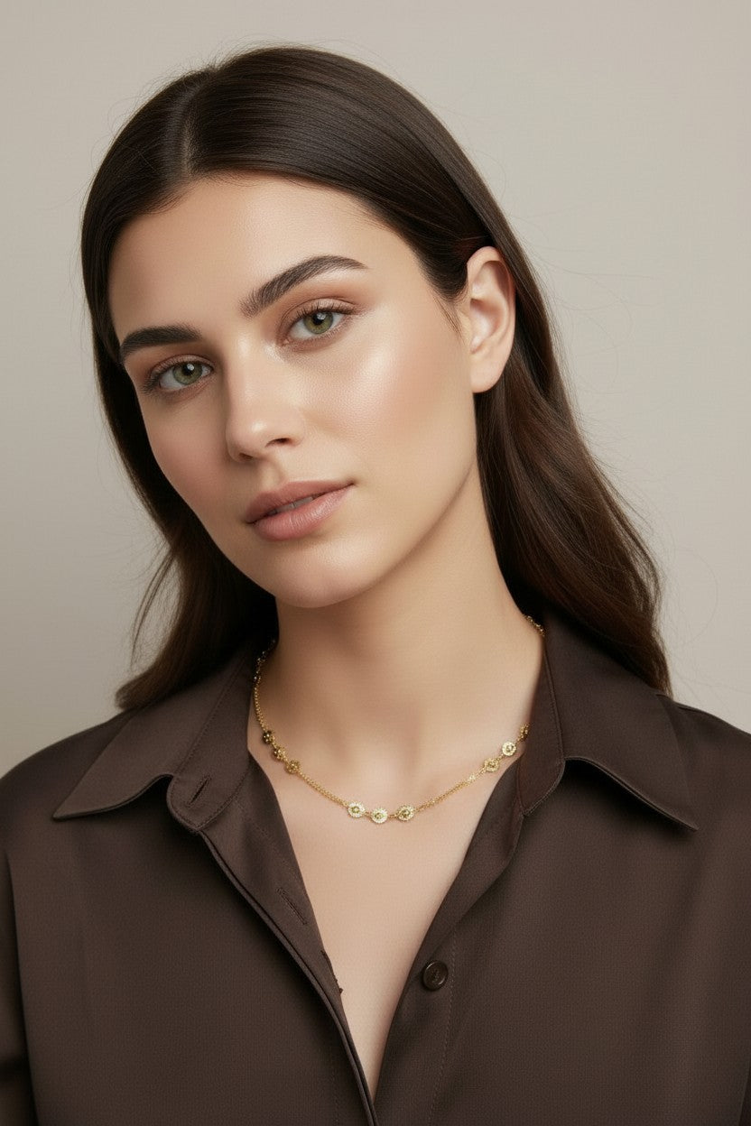 18k Gold Filled Saturn Sphere Necklace — Understated, Celestial &amp; Completely Captivating