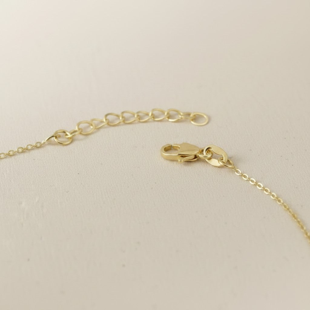 18k Gold Filled Classic Link Chain Anklet | Timeless Sophistication