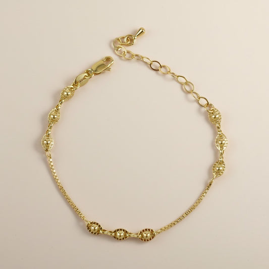 18k Gold Filled Saturn Sphere Bracelet — A Little Celestial Magic on Your Wrist
