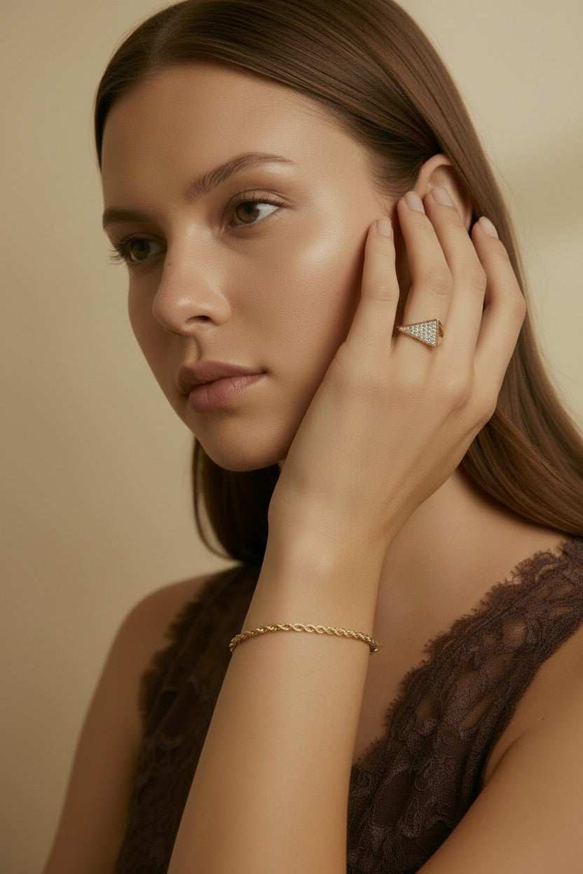Delicate 18K Gold Filled Rope Bracelet - Your New Everyday Essential